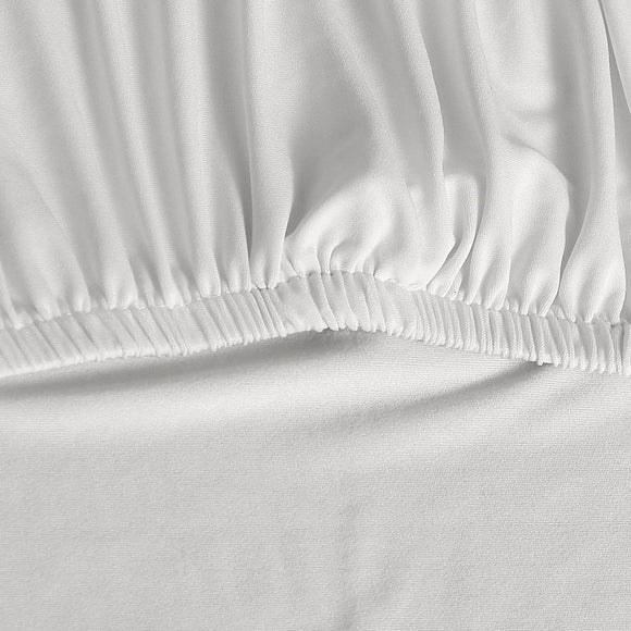 Artiss Dining Chair Covers 6x Slipcovers Spandex Stretch Banquet Wedding White - RnR Galore