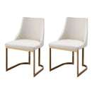 Artiss Dining Chairs Set of 2 Linen Fabric Frame Beige - RnR Galore