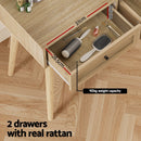 Artiss Dressing Table Set Rattan Frances - RnR Galore