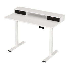 Artiss Electric Standing Desk Dual Motor Office Table With Shelf Drawer120CM - RnR Galore