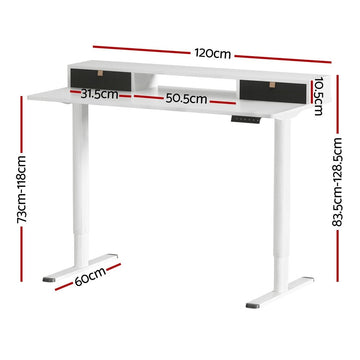 Artiss Electric Standing Desk Sit Stand Desks 120CM - RnR Galore