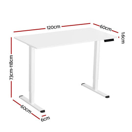 Artiss Electric Standing Desk Sit Stand Desks 120CM - RnR Galore