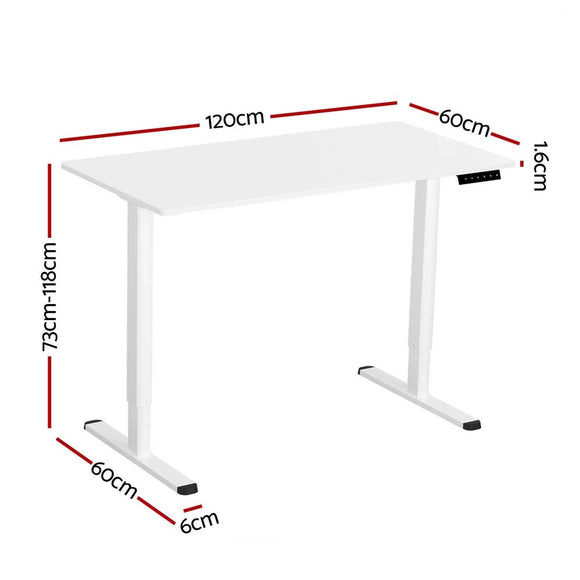 Artiss Electric Standing Desk Sit Stand Desks 120CM - RnR Galore
