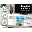 Artiss Entertainment Unit TV Cabinet LED 160cm White Bobi - RnR Galore