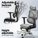 Artiss Ergonomic Office Chair Footrest Grey - RnR Galore
