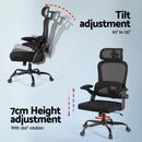 Artiss Ergonomic Office Chair Mesh Chairs Black - RnR Galore