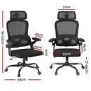 Artiss Ergonomic Office Chair Mesh Chairs Black - RnR Galore