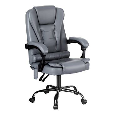Artiss Executive Office Chair 4 - Point Massage Adjustable Ergonomic Recline PU - RnR Galore