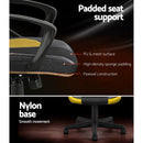 Artiss Gaming Office Chair Computer Executive Racing Chairs High Back Yellow - RnR Galore