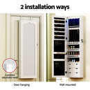 Artiss Jewellery Cabinet LED Mirror Lockable - RnR Galore