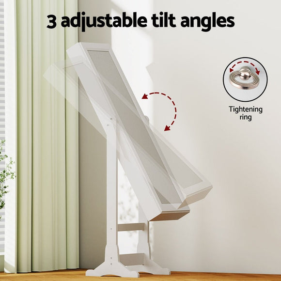 Artiss Jewellery Cabinet Mirror Free Standing - RnR Galore