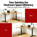 Artiss L - Shape Electric Standing Desk Sit Stand Up Height Adjustable Motorised - RnR Galore