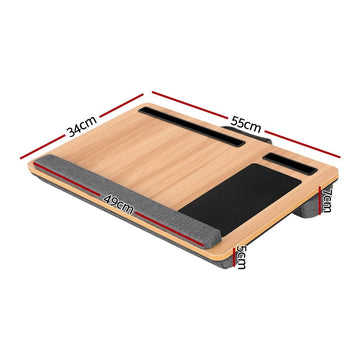 Artiss Lap Desk Laptop Desks Portable w/ Wrist - rest Phone Slot Mouse Pad 55CM - RnR Galore