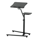 Artiss Laptop Desk Computer Table Height Adjustable Tiltable Mouse Board Black - RnR Galore