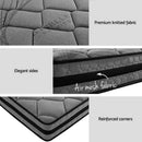 Artiss Metal Bed Frame Double Size Beds Platform with Mattress - RnR Galore