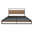 Artiss Metal Bed Frame Double Size Beds Platform with Mattress - RnR Galore