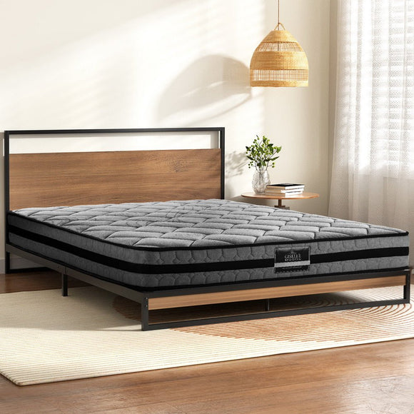 Artiss Metal Bed Frame Double Size Beds Platform with Mattress - RnR Galore