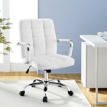 Artiss Office Chair Seat PU Work Computer Desk Chairs - RnR Galore