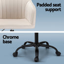 Artiss Office Chair Velvet Seat Cream - RnR Galore