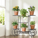 Artiss Plant Stand 6 Tier Iron 4 Wheeler - RnR Galore