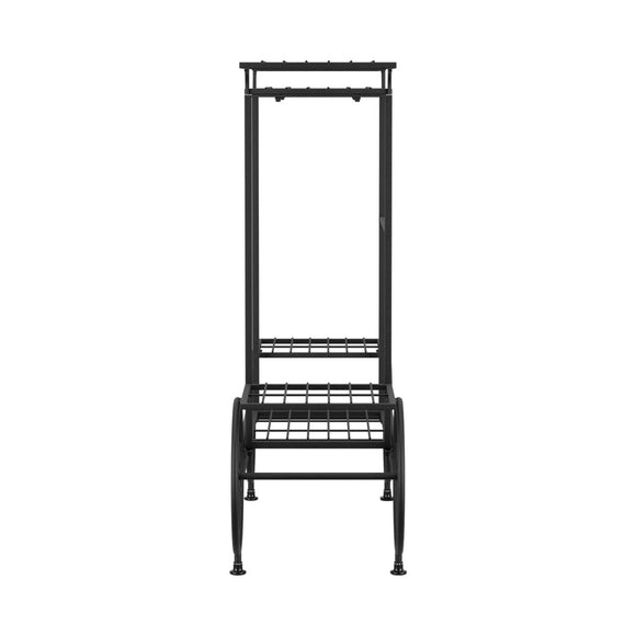 Artiss Plant Stand 6 Tier Iron 4 Wheeler - RnR Galore