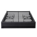Artiss Queen Bed Frame with Storage Drawers RGB Lights Charging Station Upholstered Fabric - RnR Galore