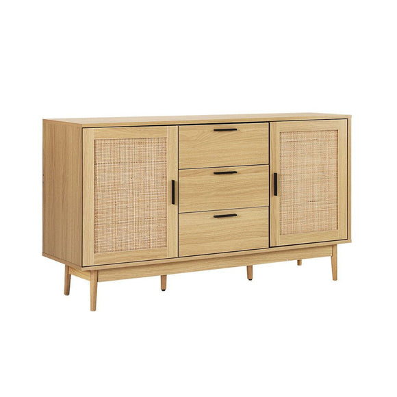 Artiss Rattan Buffet Sideboard - BRIONY Oak - RnR Galore
