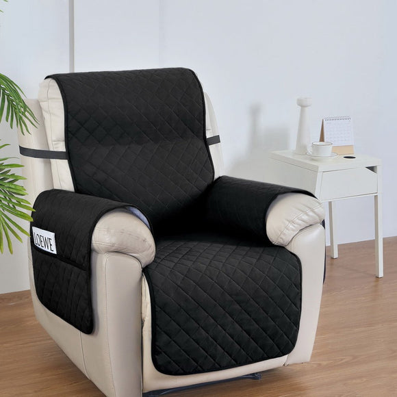 Artiss Recliner Chair Cover 100% Water Resistant Black - RnR Galore