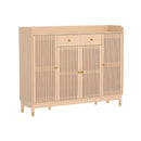 Artiss Shoe Rack Cabinet with Shelves 26 Pairs Pine - RnR Galore