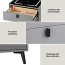 Artiss Smart Bedside Table with Wireless Charging - AIKA Grey - RnR Galore