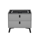 Artiss Smart Bedside Table with Wireless Charging - AIKA Grey - RnR Galore