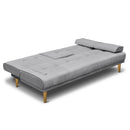 Artiss Sofa Bed 188CM Grey Faux Linen - RnR Galore