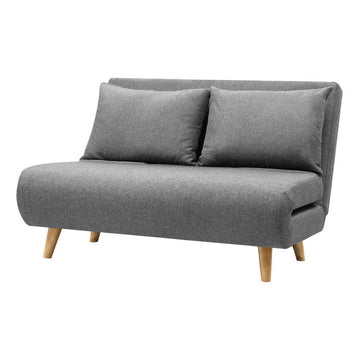 Artiss Sofa Bed 2 Seater Convertible Couch Recliner Lounge Chair Linen - RnR Galore