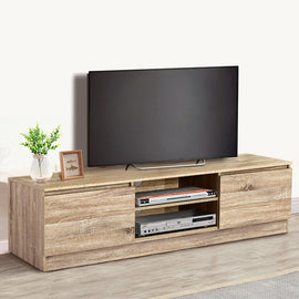 Artiss TV Cabinet Entertainment Unit 160cm Pine Charles - RnR Galore
