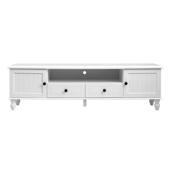 Artiss TV Cabinet Entertainment Unit 160cm White Kubi - RnR Galore