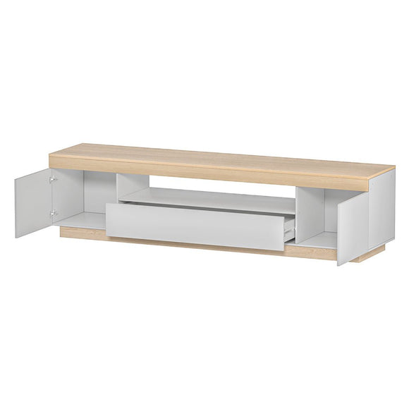 Artiss TV Cabinet Entertainment Unit Stand 180CM White Wood - RnR Galore