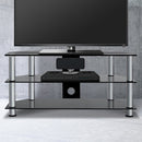 Artiss TV Stand 3 Tiers Storage Shelf Rack Tempered Glass Entertainment Unit - RnR Galore
