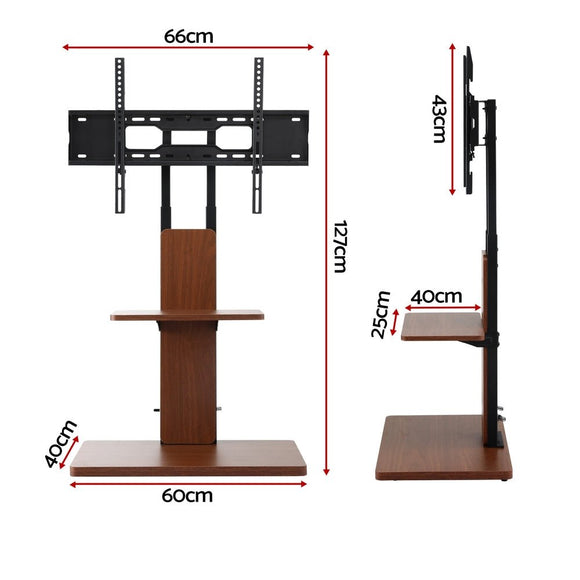 Artiss TV Stand 32 - 70" Wooden Tray Swivel Height Adjustable - RnR Galore