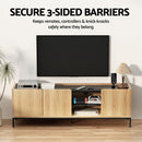 Artiss TV Unit Entertainment Unit Storage Cabinet Shelf 160cm Pine - RnR Galore
