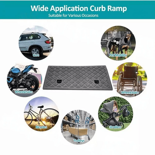 AU Heavy Duty Kerb Curb Ramp Threshold Ramps For Truck Wheelchair Car Motorbike - RnR Galore