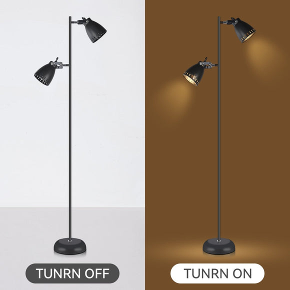 Audrey Floor Lamp - Black - RnR Galore
