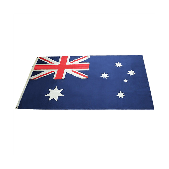 Australian Flag Heavy Duty Woven Spun Poly Australia Flag Metal Clips - RnR Galore