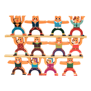 Balancing Stacking Blocks Educational Balance Wooden Acrobatic Toys Game - RnR Galore