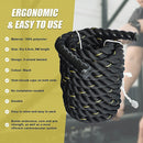Battle Rope Dia 3.8cm x 9M length Poly Exercise Workout Strength Training - RnR Galore
