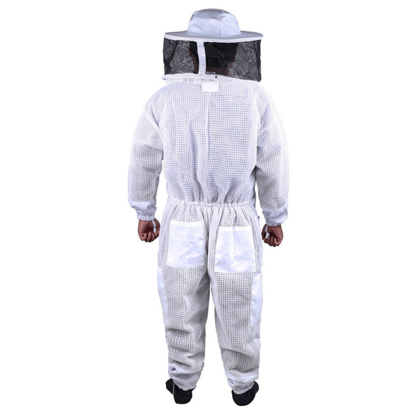 Beekeeping Bee Full Suit 3 Layer Mesh Ultra Cool Ventilated Round Head Beekeeping Protective Gear SIZE M - RnR Galore