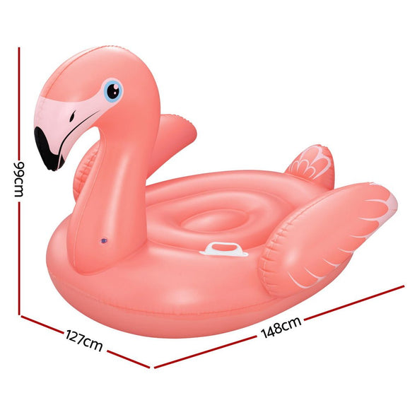 Bestway Flamingo Float Rider Inflatable Ride On Floating Pool Lounger 148x127CM - RnR Galore