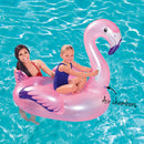 Bestway Kids Flamingo Rider Ride On Float Floating Seat Pool Lounger 1.27Mx1.27M - RnR Galore