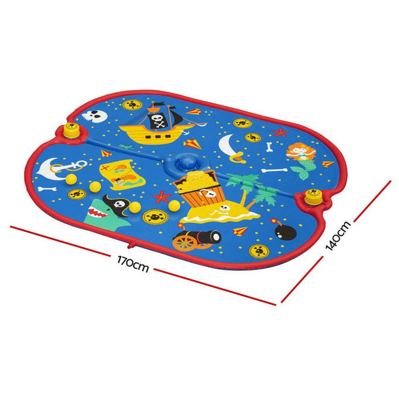 Bestway Kids Splash Pad Pool Sprinkler Spray Play Mat Water Fun Toys 170cm x140cm - RnR Galore