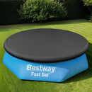 Bestway Pool Cover Fits 2.44m Above Ground Swimming Pool PVC Blanket - RnR Galore