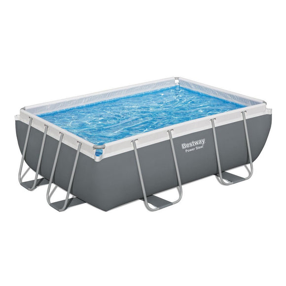 Bestway Swimming Pool 282x196x84cm Steel Frame Above Ground Pools Filter Pump 3662L - RnR Galore